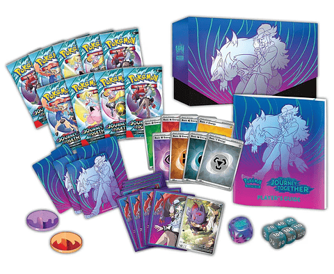 Pokémon TCG: Caja de entrenador de élite Journey Together Scarlet & Violet - Español