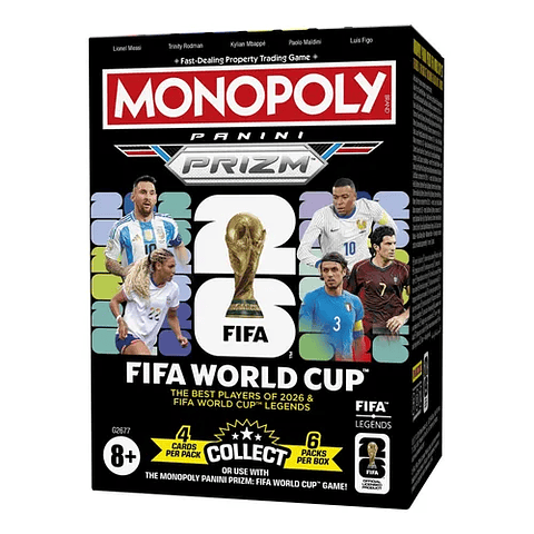 Monopoly Panini Prizm: FIFA WC Trading Cards Booster