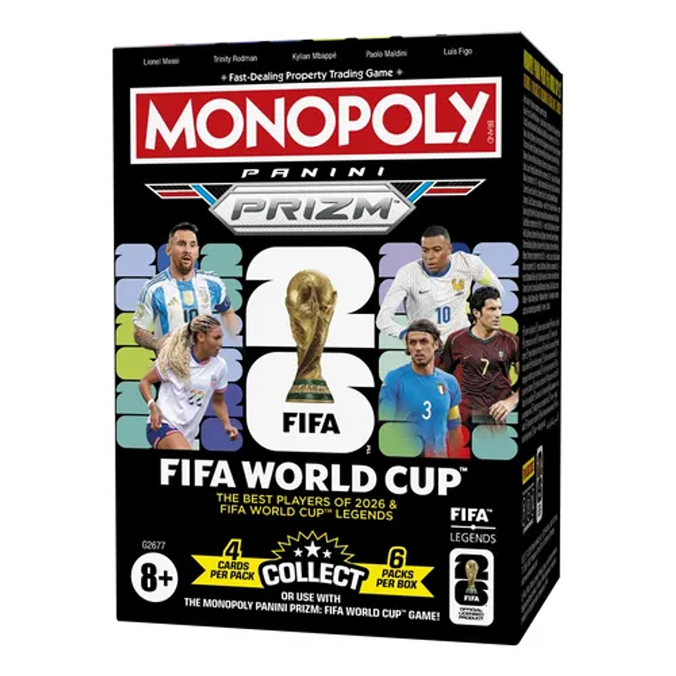 Monopoly Panini Prizm: FIFA WC Trading Cards Booster 1