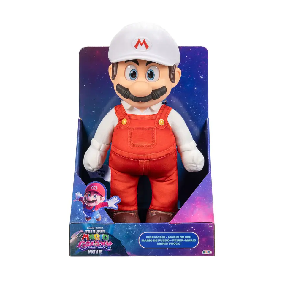 Super Mario Galaxy, Peluche Mario Con Cabeza Plastica 36 Cm 1