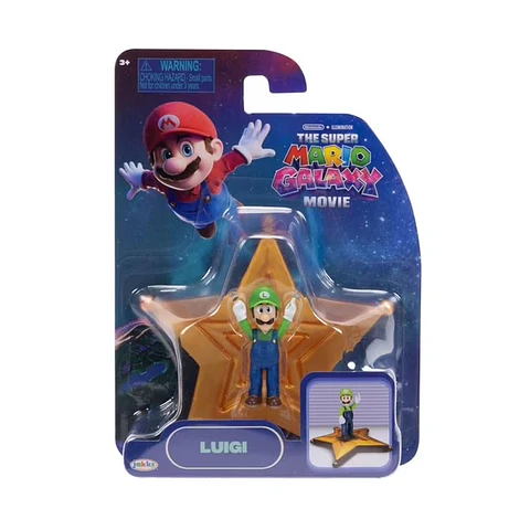 Super Mario Galaxy, Mini Luigi Figura 4 Cm