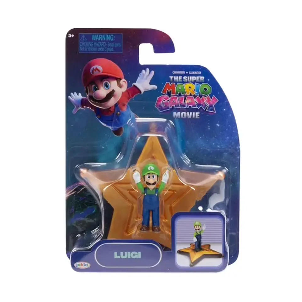 Super Mario Galaxy, Mini Luigi Figura 4 Cm 1