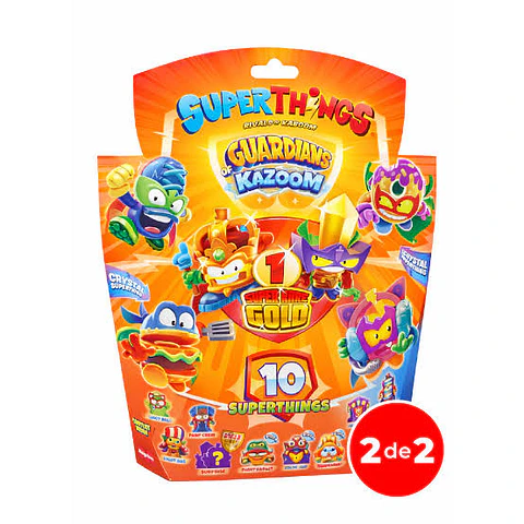 Superthings Blister Gold 10 Superzings (Pack 2 de 2)