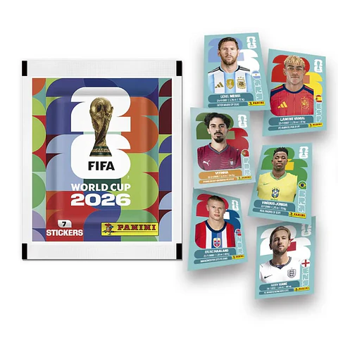 Álbum Tapa Dura Oro FIFA World Cup 2026 + 5 sobres