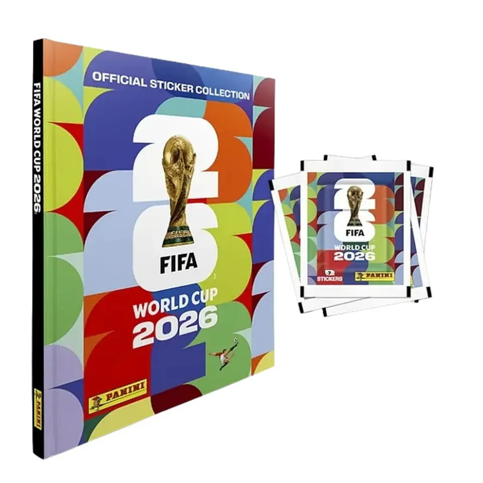 Álbum Tapa Dura FIFA World Cup 2026 + 5 sobres 1