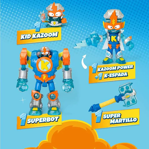 Superthings S - Playset Superbot Kazoom power