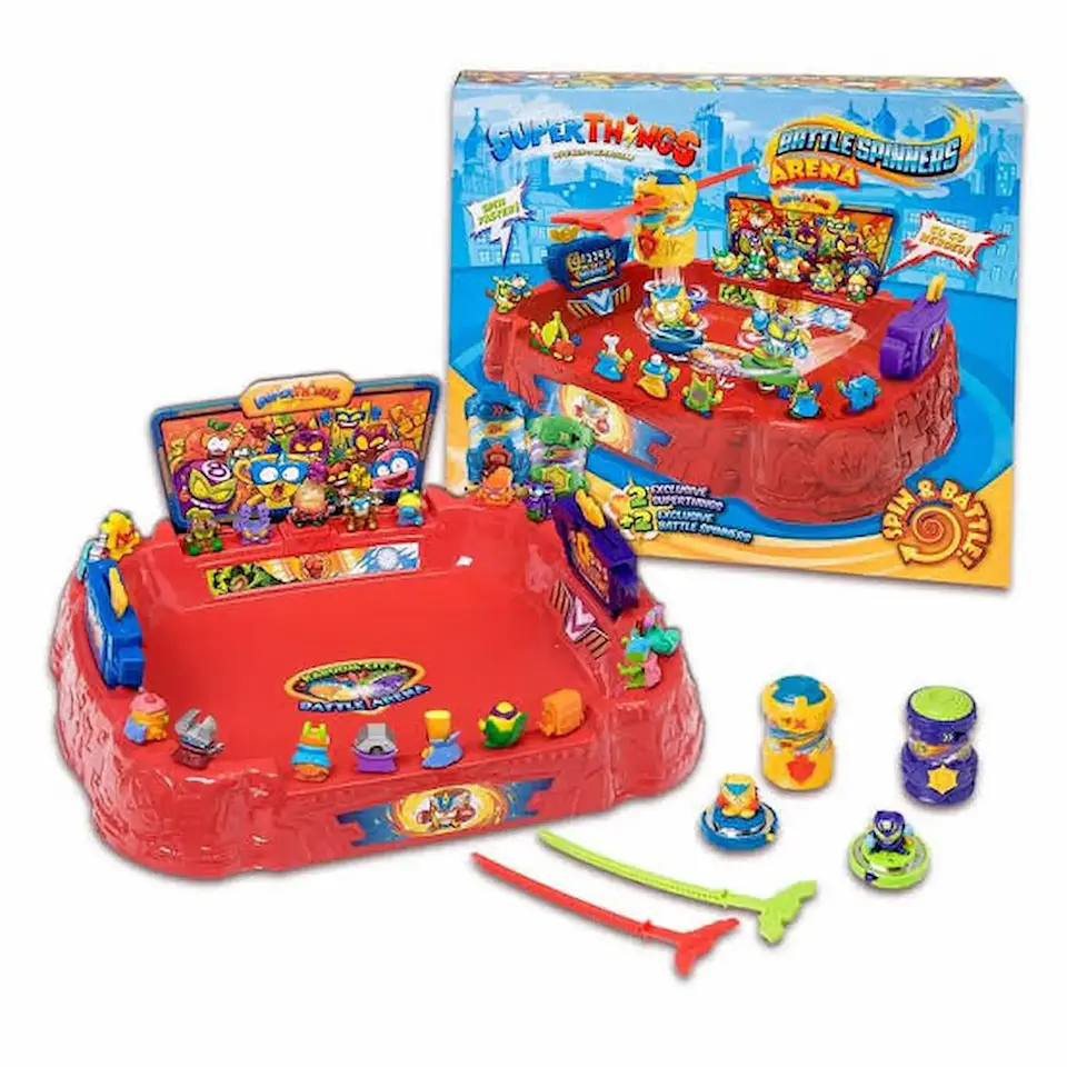 Superthings Battle Spinners Arena con Figuras 2