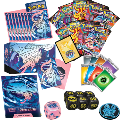 Pokémon Chaos Rising ETB Inglés Elite Trainer Box