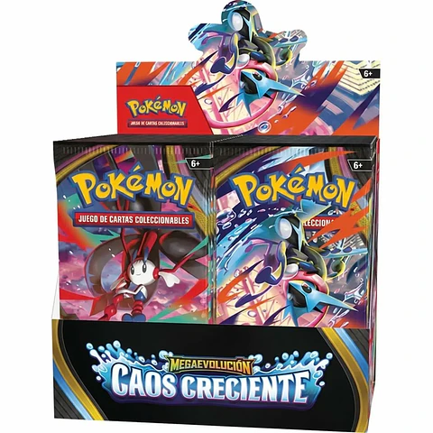 Pokémon Chaos Rising Booster Display 36 Sobres Español