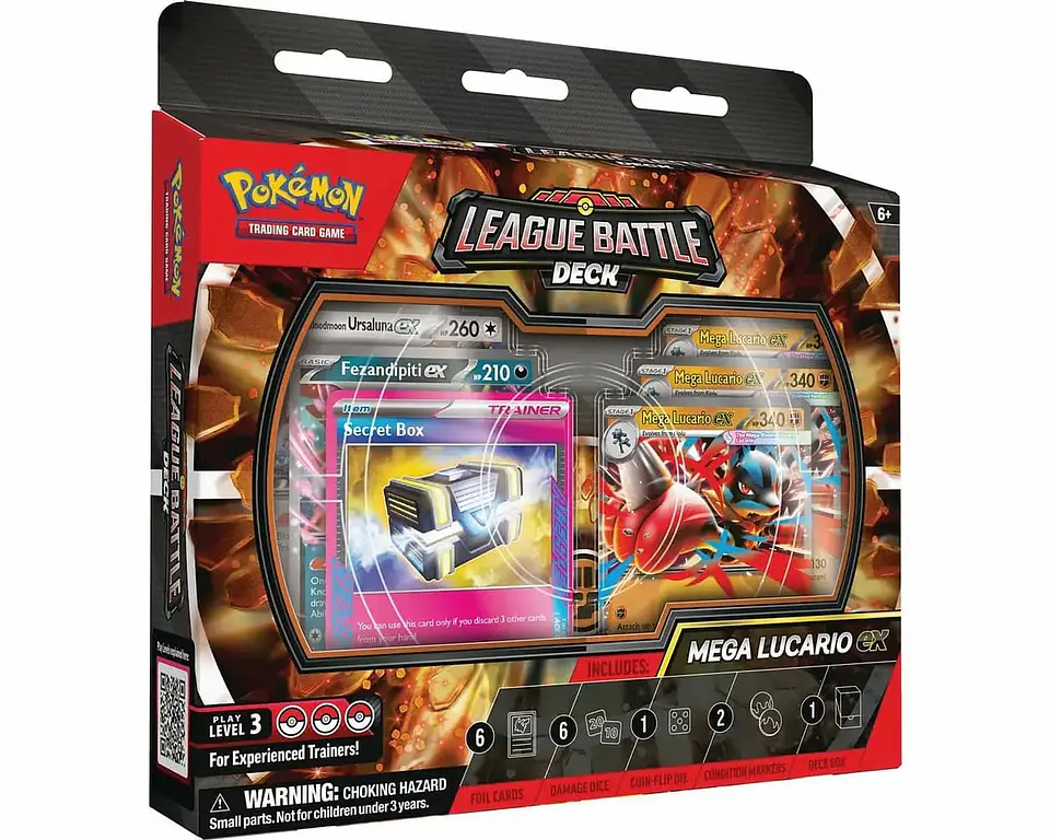 Pokemon TCG League Battle Deck - Mega Lucario Ex Inglés 1