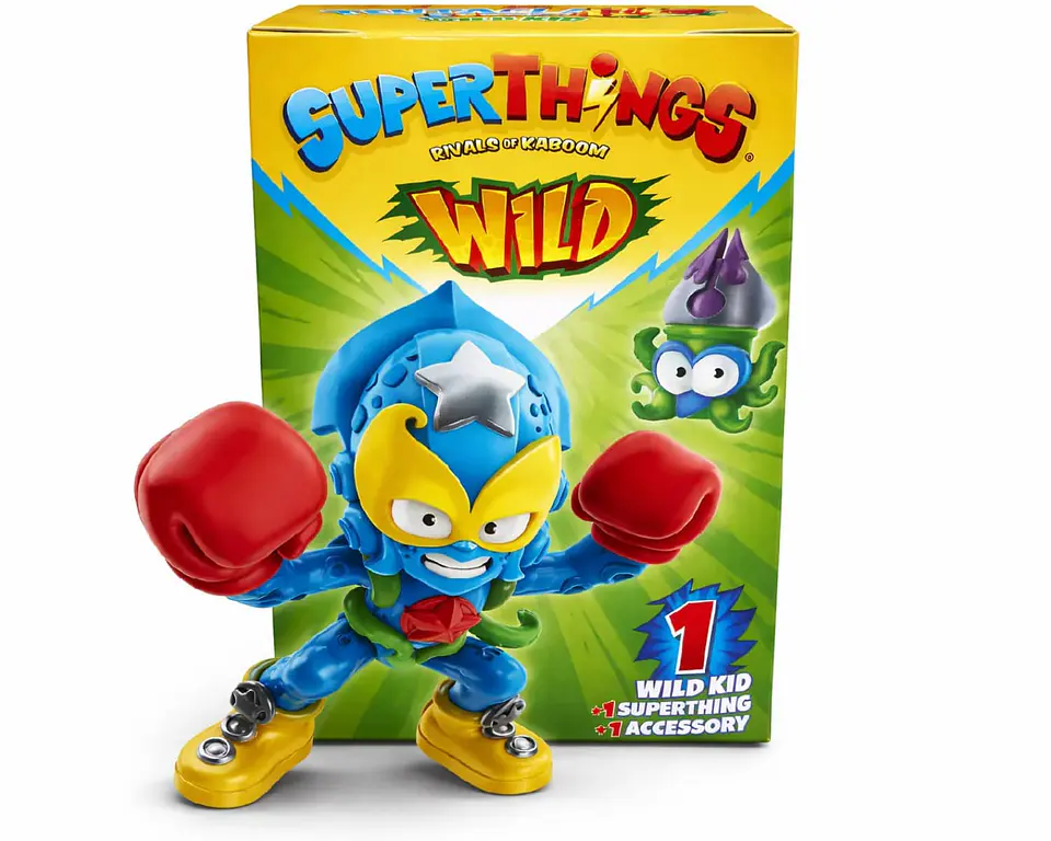 SuperThings Wild Kid Tentaclash con SuperThing y Accesorio 1