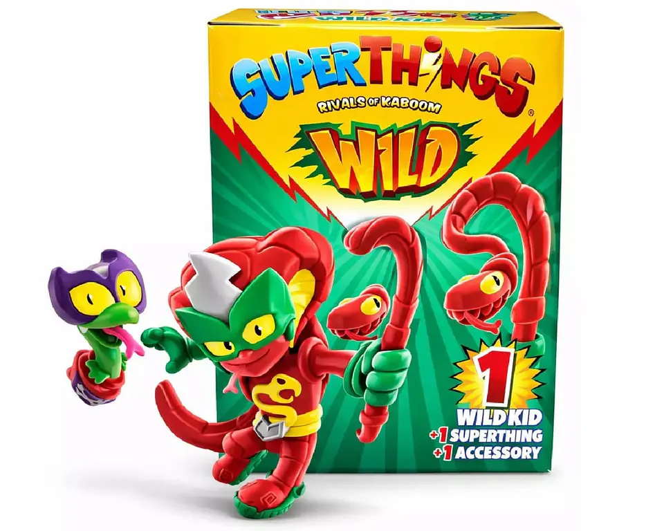 SuperThings Wild Hiss con SuperThing y Accesorio 1