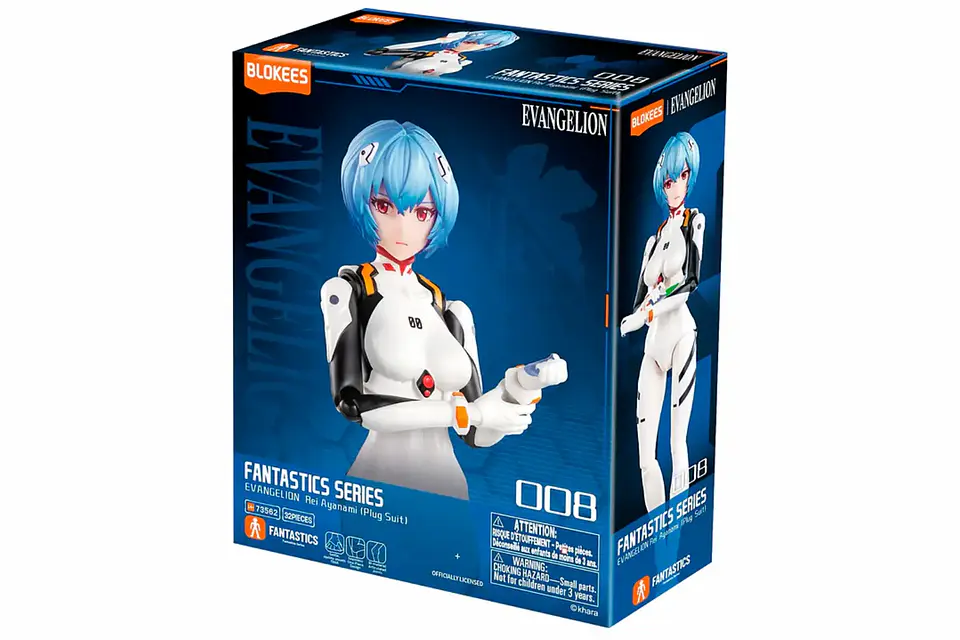 Evangelion Fantastics Series Ayanami Rei (Plug Suit) - Blokees 1
