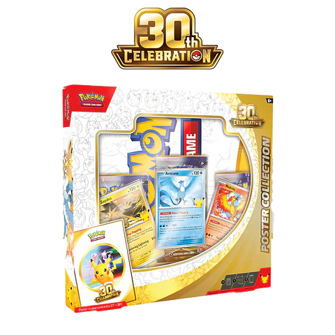 Pokemon Poster Collection 30th Celebration - Español