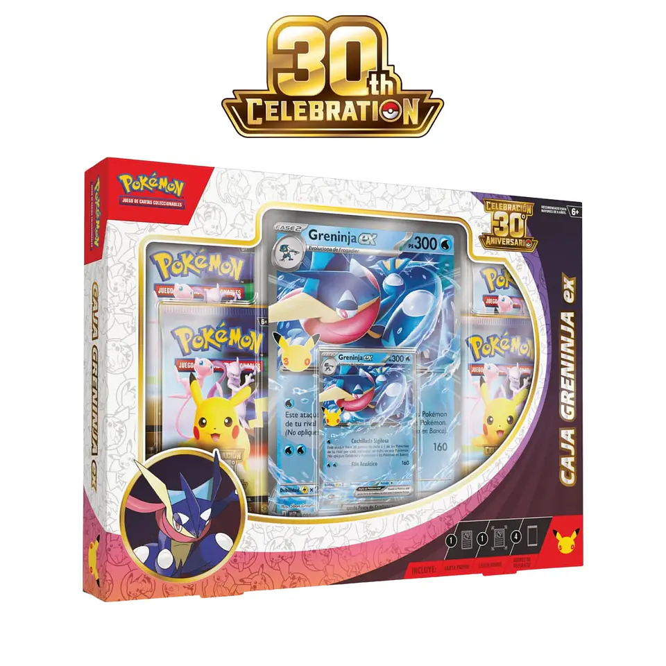 Pokemon ex Box Collection 30th Celebration - Greninja Español 1