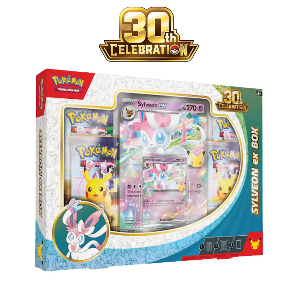 Pokemon ex Box Collection 30th Celebration -  Sylveon Español 1
