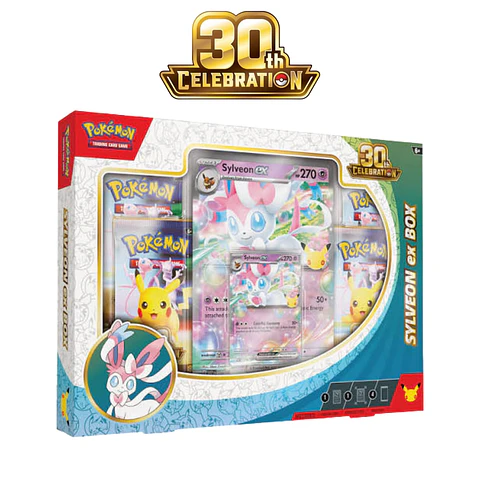 Pokemon ex Box Collection 30th Celebration - Sylveon Inglés