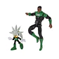 Set 2 Figuras - Silver & Green Lantern- Sonic Dc Comics - Miniatura 2