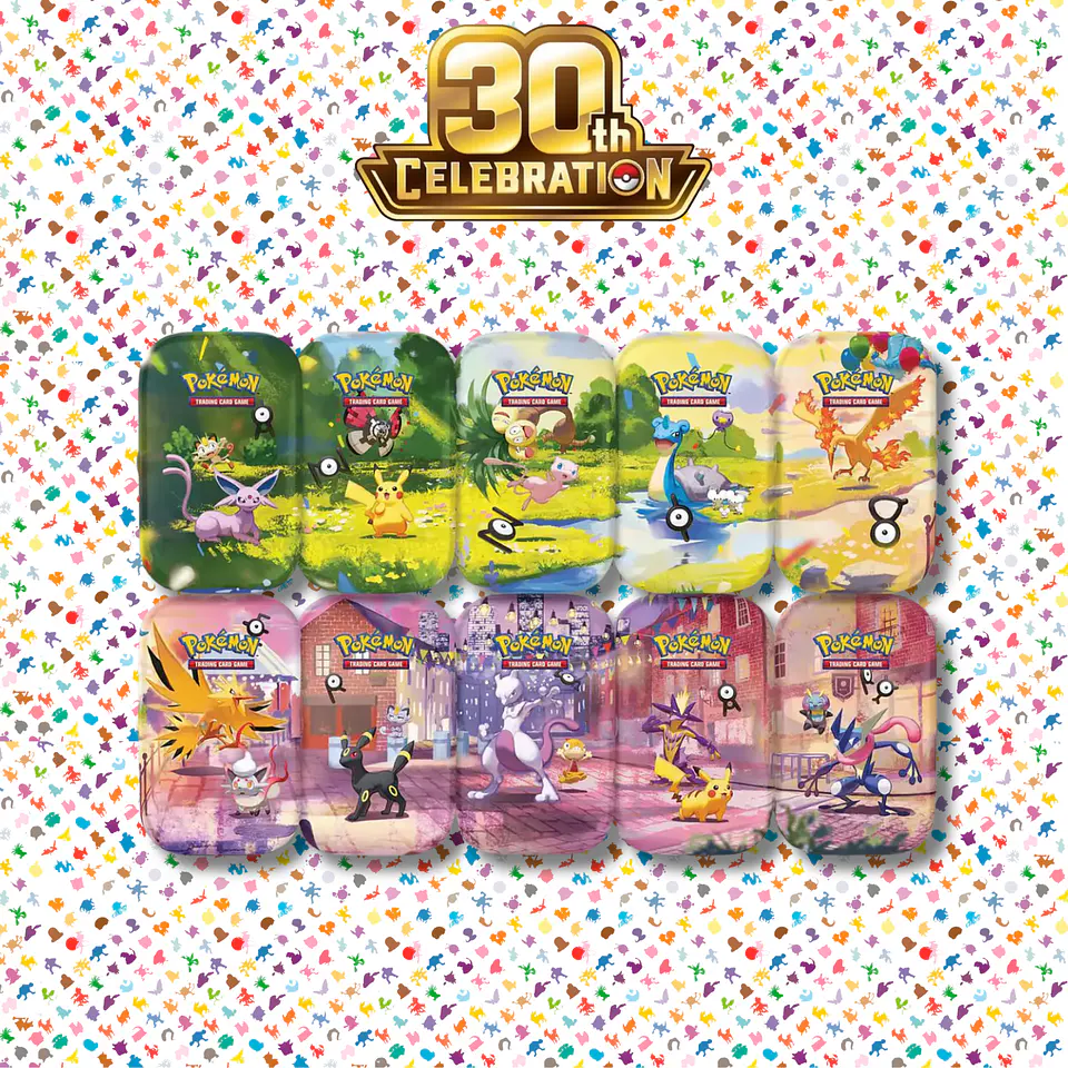 Pokemon Mini Tin 30th Celebration - Español 1
