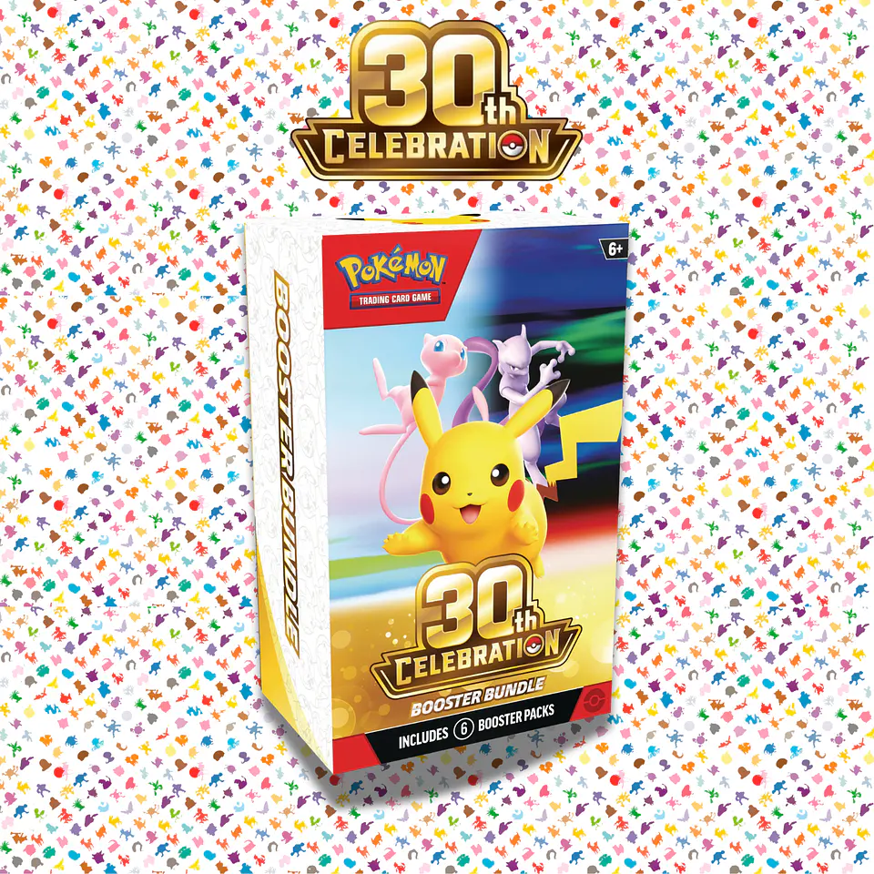 Pokemon  Booster Bundle 30th Celebration - Inglés 1