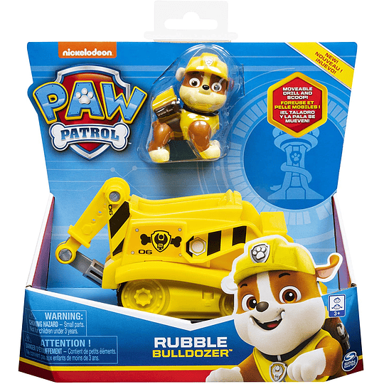 Rubble Bulldozer con grúa Paw Patrol 