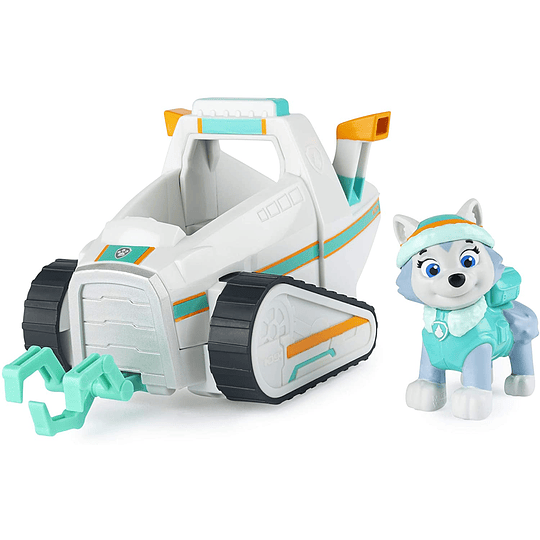 Everest vehículo de Rescate para Nieve Figura Paw Patrol