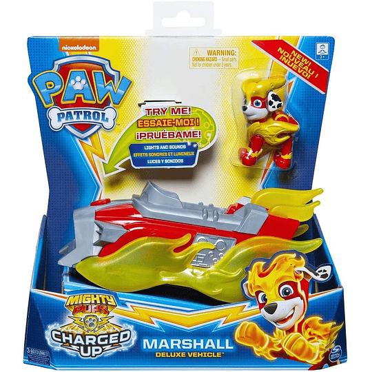 Marshall Mighty Pups Vehículo Luces y Sonidos