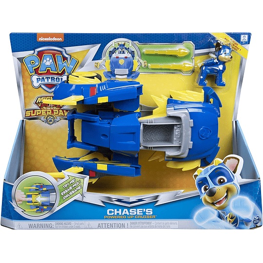 Chases Mighty Pups Super Paws Paw Patrol, Powered Up Tran...