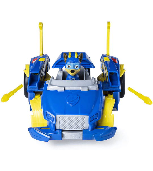 Chases Mighty Pups Super Paws Paw Patrol, Powered Up Transformable