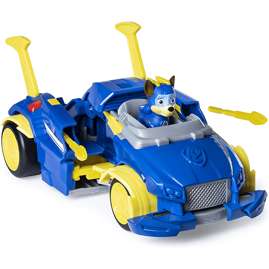 Chases Mighty Pups Super Paws Paw Patrol, Powered Up Transformable