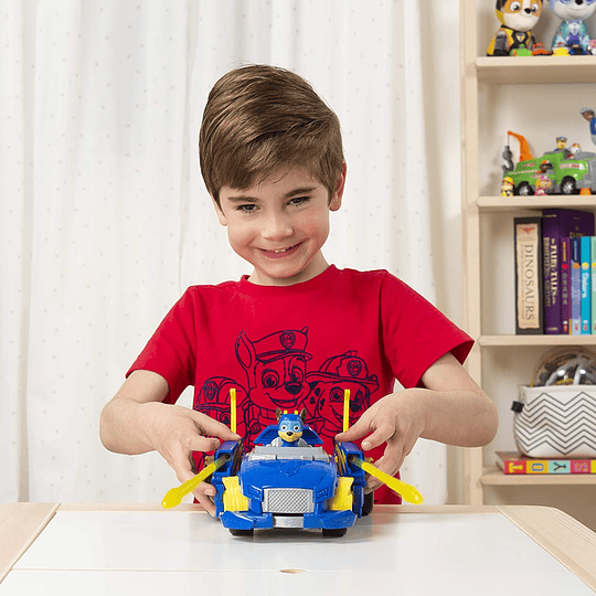 Chases Mighty Pups Super Paws Paw Patrol, Powered Up Transformable