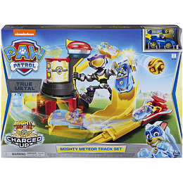 True Metal Mighty Meteor con vehículo exclusivo Chase escala 1:55