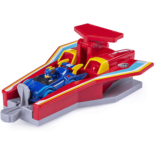 True Metal Mighty Meteor con vehículo exclusivo Chase escala 1:55