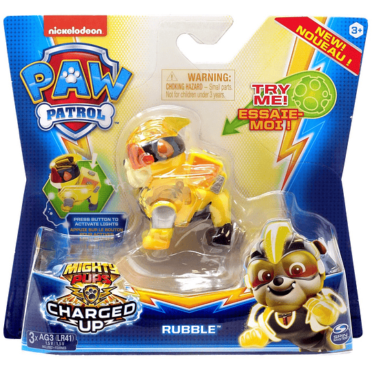 Rubble Mighty Pups charged up