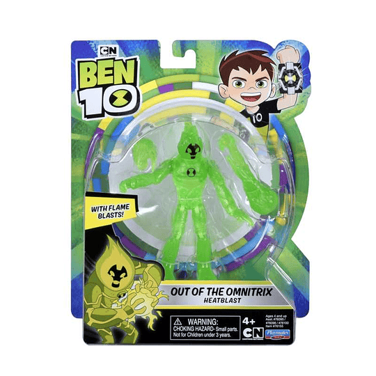 Heatblast out of the omnitrix Ben 10