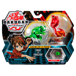 Trox VS Fangzor Bakugan Brawler 2-Pack