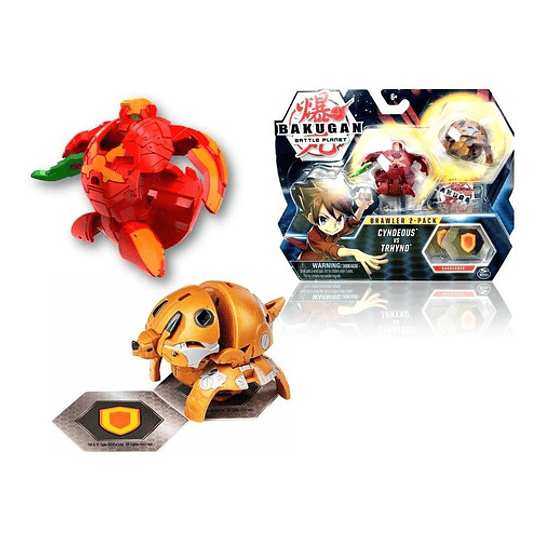 Cyndeous VS Trhyno Bakugan Brawler 2-Pack