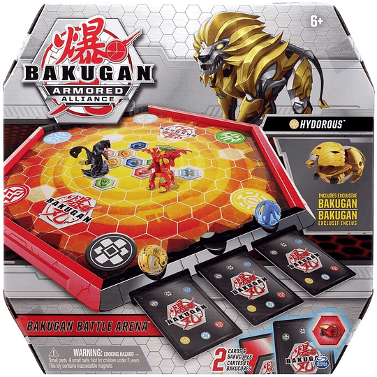 Battle Arena Bakugan con exclusivo Gold Hydorous 