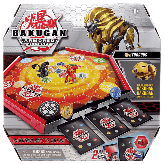 Battle Arena Bakugan con exclusivo Gold Hydorous 