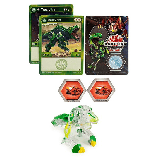 Trox Ultra transparente Armored Alliance Bakugan 