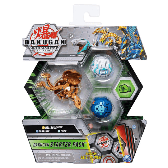 Nillious Ultra, Pegatrix Trox Bakugan Armored Alliance Starter Pack S2