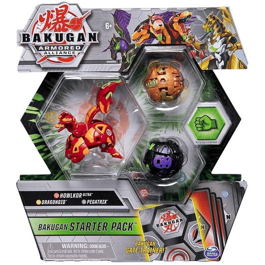 Howlkor Ultra, Dragonoid Pegatrix Bakugan Armored Alliance Starter Pack S2