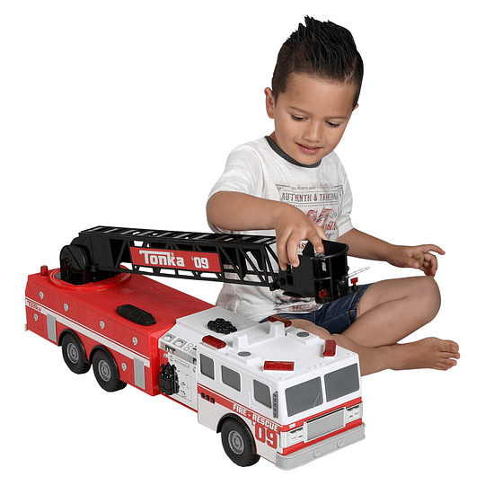 Camión de bomberos con Luz y Sonidos Tonka