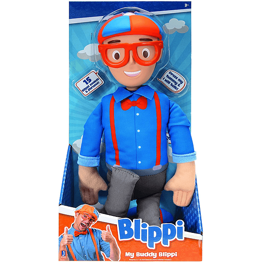 Blippi Figura Con 15 Sonidos