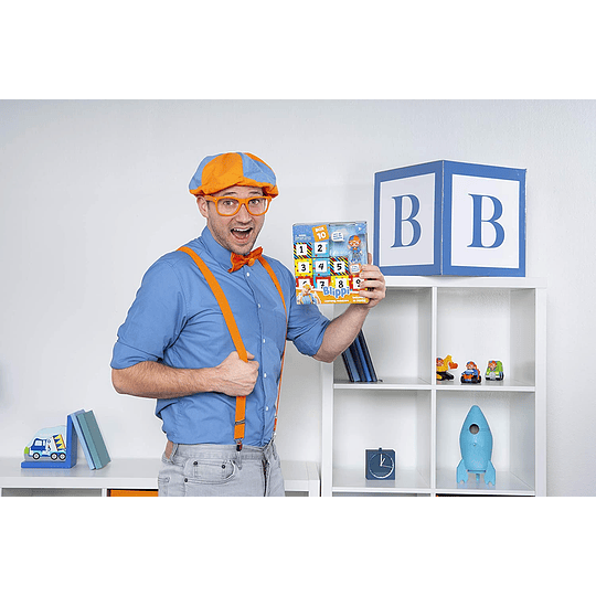 Blippi Caja sorpresa Números de aprendizaje