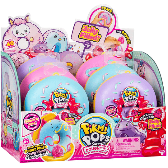 Pikmi Pops Mini Dona Sorpresa 1 peluche coleccionable con aroma