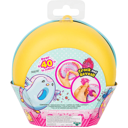 Pikmi Pops Mini Dona Sorpresa 1 peluche coleccionable con aroma