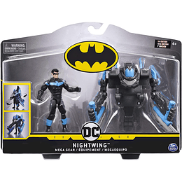 Batman, figura de acción de lujo Mega Gear con armadura transformadora