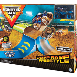 Exclusiva Camión monstruo de excavadora Monster Jam