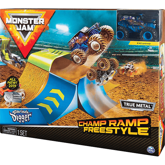 Exclusiva Camión monstruo de excavadora Monster Jam
